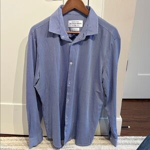 Mizzen‎ Main Mens Spinnaker Trim Fit Stretch Shirt Size XL Business Casual
